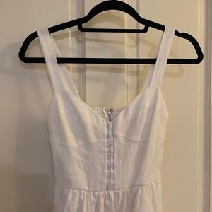 White reformation dolci dress
